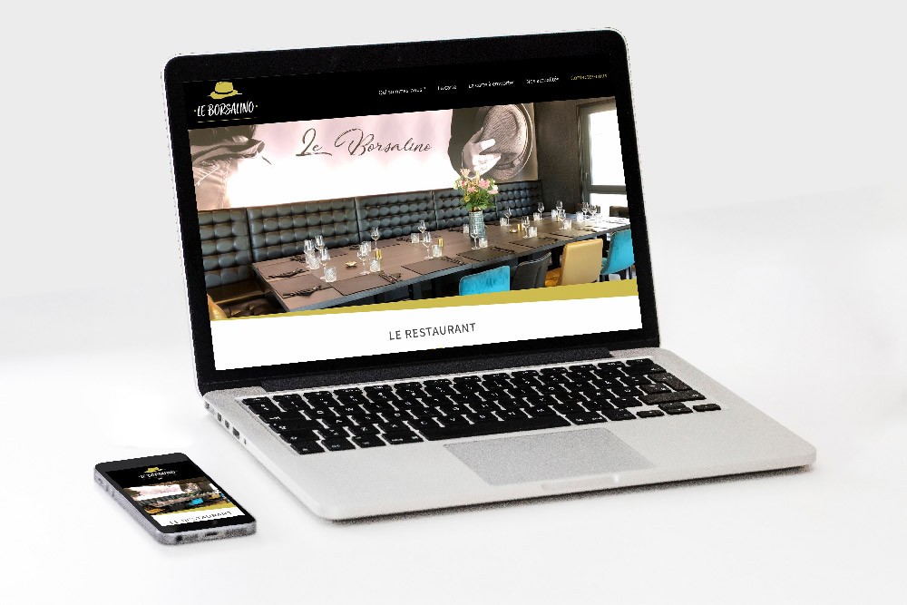 création site internet restaurant le borsalino